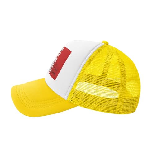 Roman Colosseum Italian Flag Trucker Hat Snapback Mesh Baseball Cap Unisex3