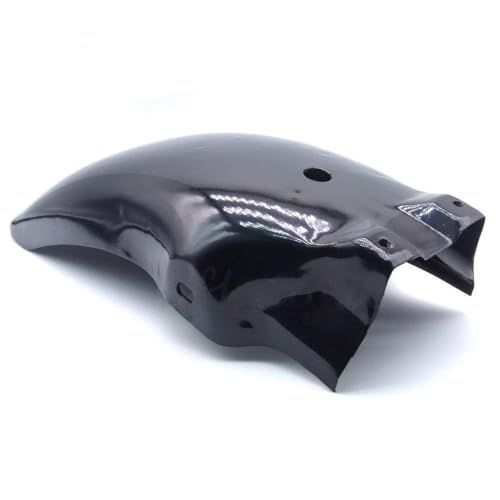 LisylineAuto Motorcycle Fender Metal Rear Fender Motorcycle Mudguard Splash Guard Wheel Cover Fenders for Harley Cruiser Chopper Bobber Suzuki Black