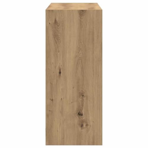 Estantería de madera roble Artisan diseño moderno y robusto con acabados texturizados premium 8