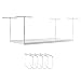 SafeRacks - 4x8 Overhead Storage Rack Heavy Duty (24-45" Ceiling Drop) - White