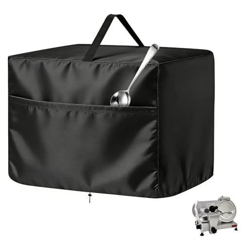 Rilime Meat Slicer Cover(Cover Only), Dust-proof Meat Slicer Machine for Home compatible with BESWOOD 250 Meat Slicer,compatible with VEVOR Commercial Meat Slicers