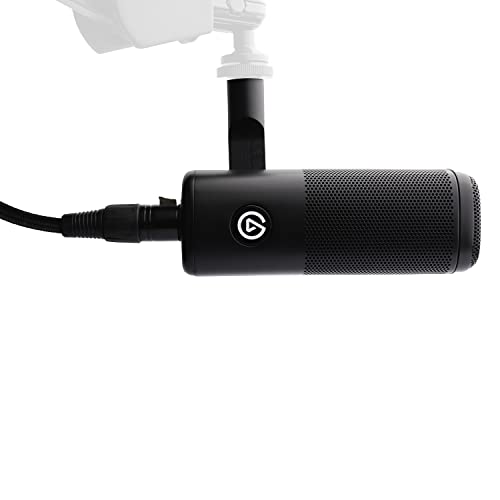 Elgato Wave DX with Cable - Dynamic XLR Microphone with 10ft/3m XLR Cable, Speech optimised for Podcasting, Streaming, Broadcasting, No Signal Booster Required, Works with Any Interface, PC/Mac - image 1