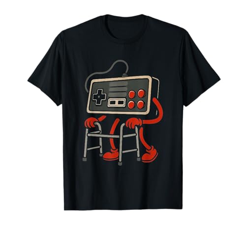 Old gamer retro video game old gamer 80s 90s video game old t-shirt