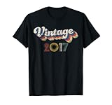 Retro vintage best of 2017 t awesome since birthday gifts T-Shirt