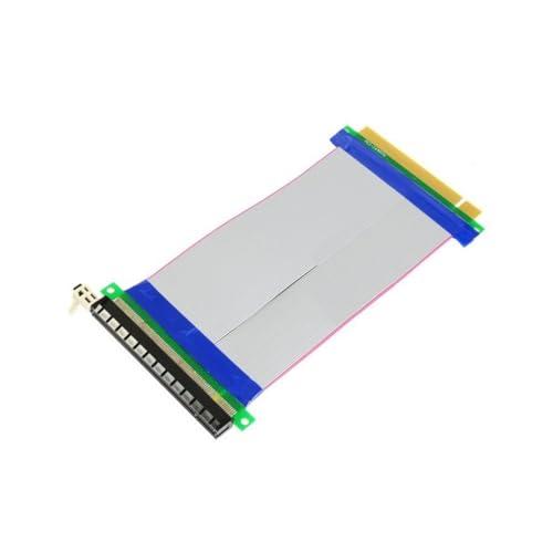 CHICHIYANG PCIE x16 Extender Riser Cable, Flexible Right Angle PCI-E Port GPU Graphic Card Extension Cable-160mm