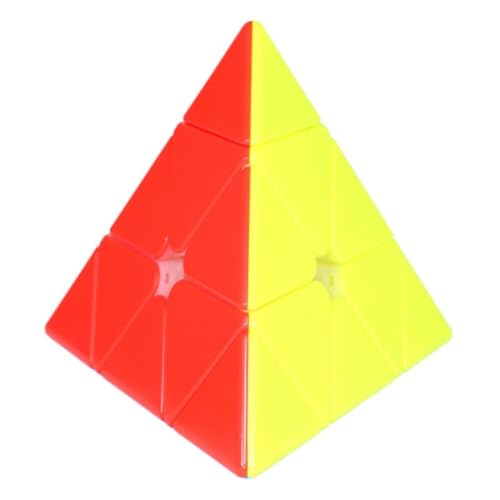 Image of GAN Pyraminx M Enhanced Magnetic Speed Cube | Upgraded Core-Edge System, Honeycomb Design & GES Springs | Lightweight 66g, Fast Turning & Stronger Magnetic Feel, Frosted