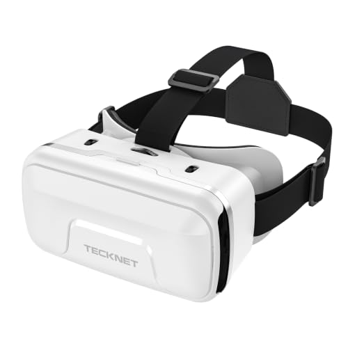 Image of TECKNET VR Headset for Phone, Virtual Reality Headsets with HD 110FOV Anti-Blue Light Lenses & Adjustable Gears, 3D VR Headset for Kids Compatible iPhone Samsung Android 4.7-7.2 inch