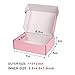 DERZIFUN 7x5x2 Inch Valentine's Day Shipping Boxes for Packaging Mailing, 30 Pack Pink Shipping Box Mailers for Small Business, Recyclable Small Corrugated Coardboard Boxes
