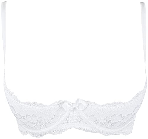 Axami weißer Hebe BH mit mit Flügelverzierung 85D Cover