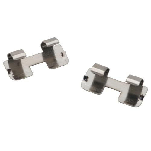 Image of ZCZQC 2PCS Stainless Steel 7 Battery Compartment Double Shrapnel for AAA Battery Multimeter Clamp Meter Spring Contacts Replacement Parts