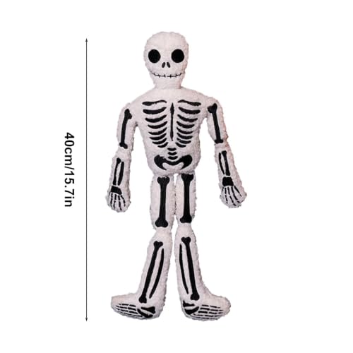 Peluche calavera decorativo realista cojín de sofá de cráneo humano 5