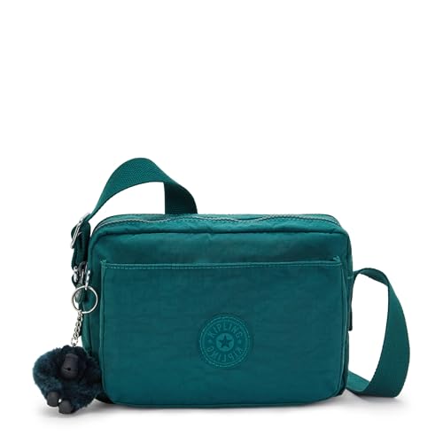Image of Kipling Women's Abanu Medium Crossbody Bag, Lightweight, Adjustable Nylon Waist Pack with Multi-Compartment Zip Pockets