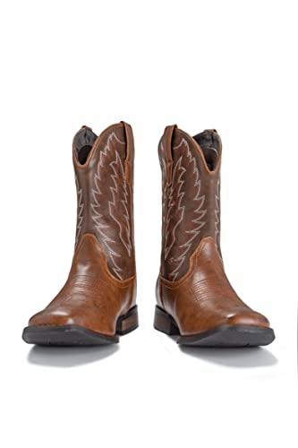 Iuv Cowboy Boots For Men Western Boot Durable Classic Embroidered Square Toe Traditional Boots #TOP7