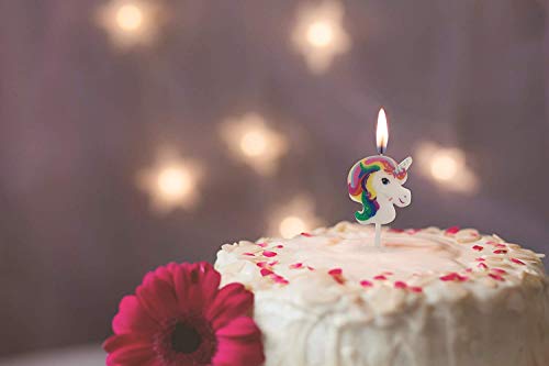 10 Count Special Cake Candles Topper With Holder For Wedding Party Birthday Valentine's Day Cake Decoration, Perfect Wish Gift For Kid And Adult (Unicorn) #TOP1