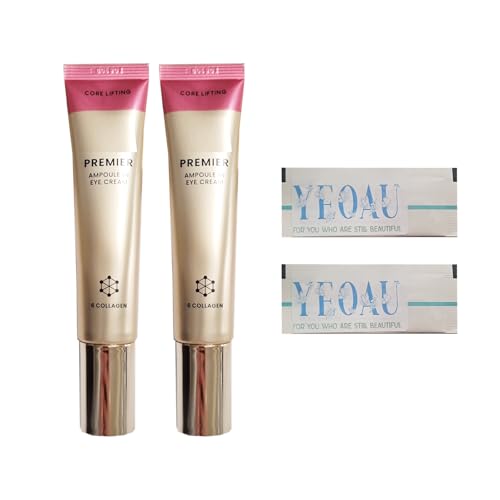 Soft Texture, Nourishing Eye Cream, Portable size for Skin Care Anywhere, For A.H.C Premier Ampoule in Core Lifting Eye Cream Season12, 40ml (2 SET)