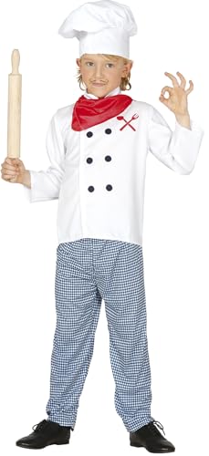 FIESTAS GUIRCA Déguisement de cuisinier pour enfant 5-6 ans