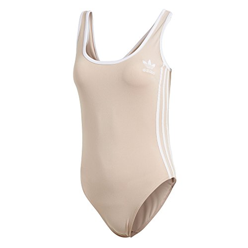 Bodysuit adidas 3-Stripes Originals pour femme en taille L noir