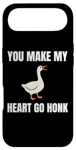 You make my heart go honk Funny Goose �i�� �o�����^�C���f�[ �X�}�z�P�[�X iPhone Air �p