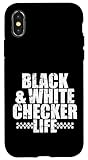 black and white checker ska two tone pattern music
