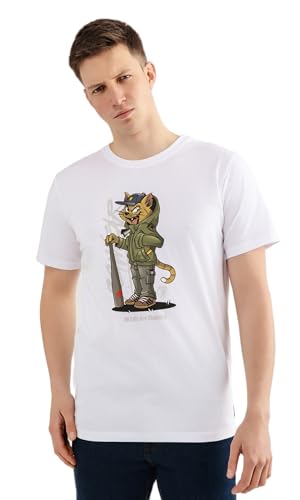 T-shirt PGWEAR Cool Cat anti-déformation pour un look soigné en coton