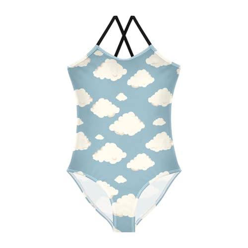 Image of Girls One Pieces Swimsuit Cute Beach Swimwear with Adjustable Strap 3-10 Years
