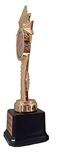 Victory Trophy for Sports, Events & Functions Set of 3 || Golden Colour Future Champs Trophy (10, 8, 7)