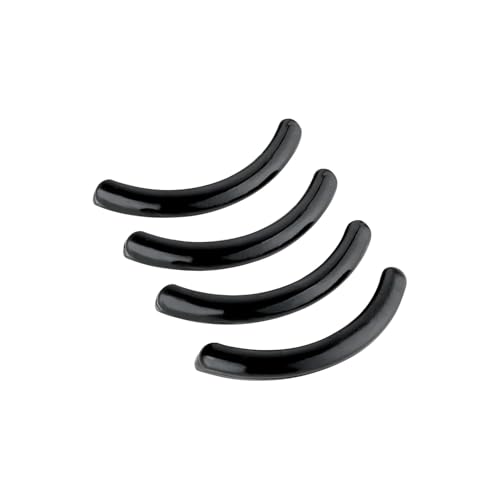 TWEEZERMAN Almohadillas de repuesto Gomas de repuesto para el rizador de pestañas Classic (4 piezas), Negro