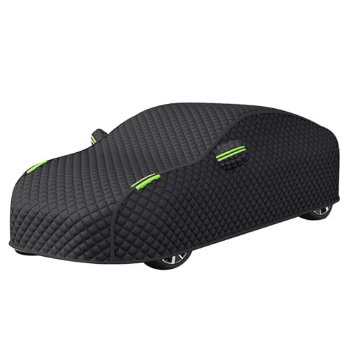 Funda Coche Antigranizo para Mercedes A-Class W177 2018-2025 Cubierta Exterior Engrosada Impermeable Antigranizo, Tira Reflectante Anti-Granizo (Black)