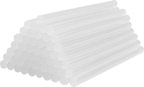 2 ur door Lot de 96 mini bâtons de colle transparents 7 x 100 mm pour loisirs créatifs, travail du bois, plastique, tissu, céramique Cover