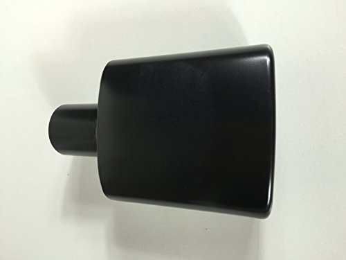 Exhaust Tip Oval 2.250 In Inlet 6.0 X 2.25 In Outlet 9.00 In Long Rolled Oval Angle Woa6002509-225-Bpss Stainless Steel Black Powder Coated Wesdon Exhaust Tip #TOP5