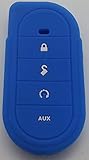 Soft Silicone Protective Cover for Viper 7656V & 7856V Remote Control V2 (Blue)