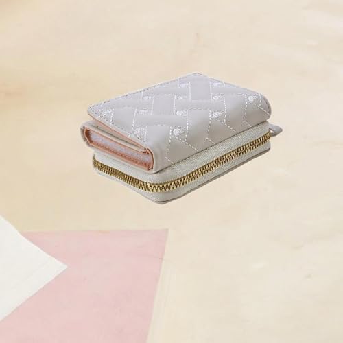 Small Wallet Zipper Wallet Portable Embroidery Stylish Trifold Card Wallet2