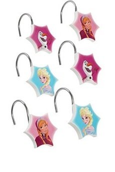 Disney Frozen Shower Curtain Hooks - Set of 12