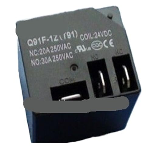 Relé de potencia PCB eléctrico Q91F-1Z T91 CC 24 V interruptor circuito impreso 2 uds