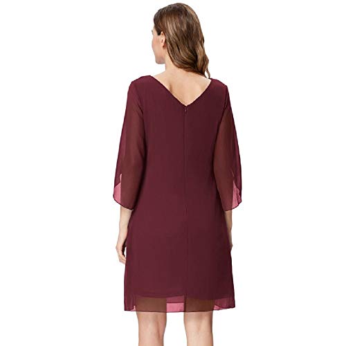 GRACE KARIN Dames chiffon jurk 3/4 mouwen losse elegante avondcocktailjurk CL11125 - Image 4