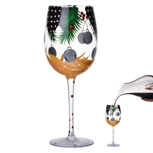 Generico Vino de Navidad de tallo largo | Vino tinto | Festivos para Navidad, Año Nuevo, celebración de reuniones familiares en casa