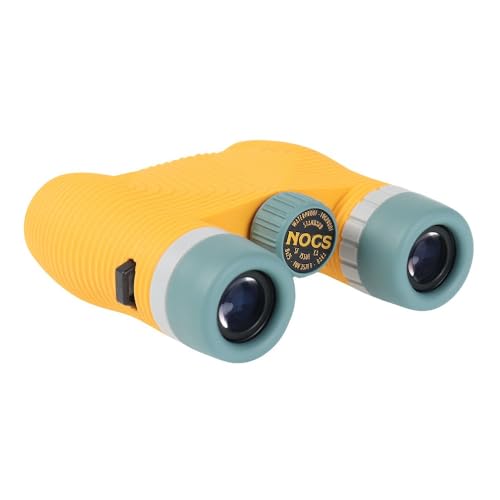 Image of Nocs Provisions Standard Issue 8x25 Waterproof Binoculars | Lightweight, Compact, 8X Magnification, Wide View, Multi-Coated Lenses for Bird Watching, Hiking, and Outdoor Activities - Canary (Yellow)