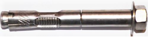 MKT Sup-R-Sleeve 304 Stainless Steel Hex Nut Mechanical Sleeve Anchor, 3/8 Diameter x 1-7/8 Length (Pack of 50)