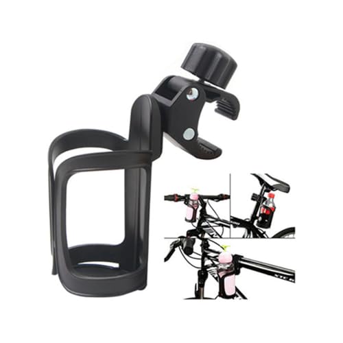 Portabotellas para bicicleta, soporte para bebidas, bicicleta, soporte para bebidas para botellas, apto para bicicletas, bicicletas de montaña, cochecitos y sillas de ruedas
