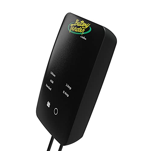 Battery Tender 8 Amp, 12V Battery Charger and Maintainer: Switchable 8 AMP and 2 AMP, 12 Volt Automotive Battery Charger - SuperSmart Battery Charger for Cars, SUVs, Trucks, and Boats - 022-0337-DL-WH