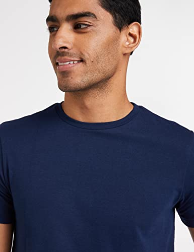 Image of Amazon Brand - Symbol Men's Solid Cotton T Shirt | Plain | Round Neck | Half Sleeve - Regular Fit | Combo Pack of 3 (Available in Plus Sizes)