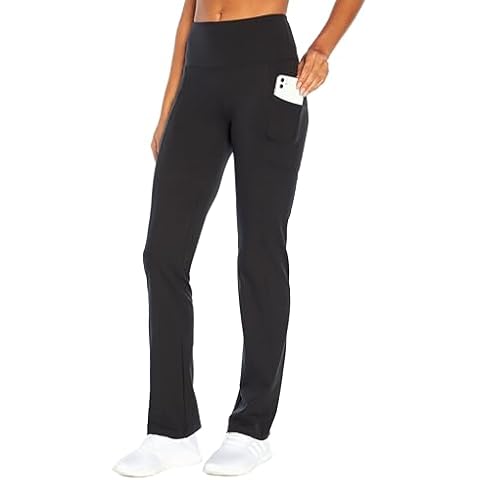 Marika Women's Eclipse Tummy Control Bootleg Pant, Black, Large Cover