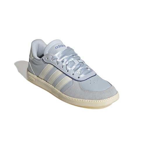 Image of adidas Womens Breaknet Sleek Sneakers Shoes Casual - Brown