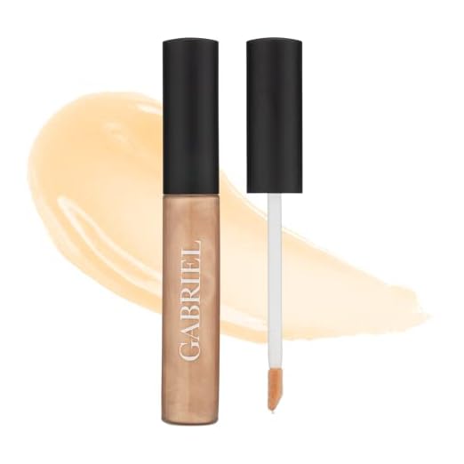 Gabriel Cosmetics Lip Gloss, Natural Lipgloss, Paraben Free, Vegan, Gluten-free,Cruelty-free, Non GMO, High performance and long lasting, Infused with Jojoba Seed Oil and Aloe, 27 fl oz. (Champagne)