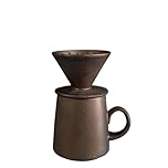 GMBYLBY Modern Ceramic V 60 Hand Brewing Coffee Maker 460ml Fashion Maker for Consistent Result in Any Kitchen Ceramic Set