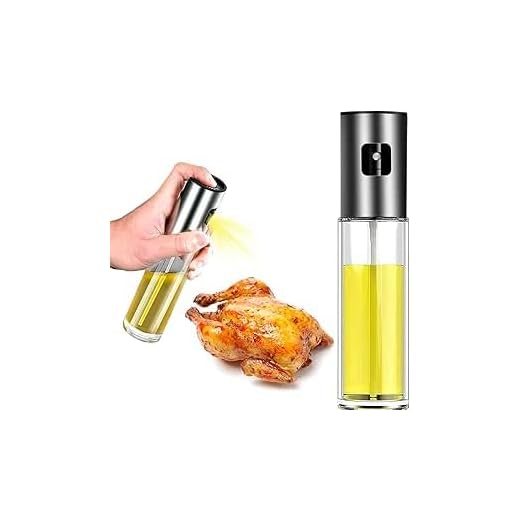 Kit 2 Sprays de Azeite e Vinagre – Borrifador Culinário Premium Multiuso, Pulverizador de Óleo com Design Elegante e Saudável, Frascos Recarregáveis ​​100 ml para Cozinha Prática