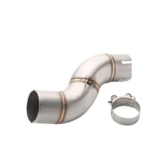 Tuyau d'échappement tube de liaison central à enfiler pour YZF R6 de piste