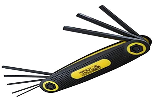 Jogo de Chaves Allen Tipo Canivete Black Jack CRV 8 Peças