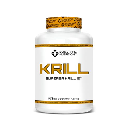 Scientiffic Nutrition Krill Oil NKO, Aceite de Krill Antártico, Omega 3 y 6, 60 perlas
