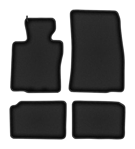Tapis en velours Durban pour Mini Paceman Hatchback finition noire haut de gamme